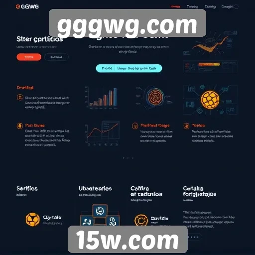 Avaliação de gráficos e design do site gggwg.com